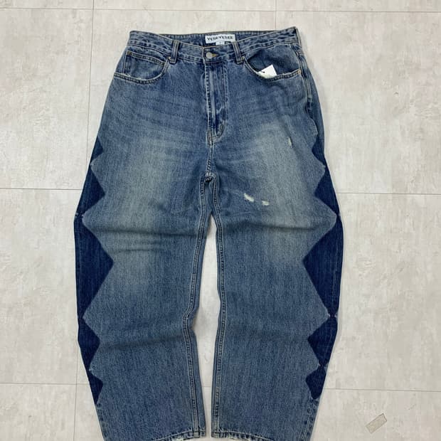 예스아이씨 와이드핏 데님팬츠#763