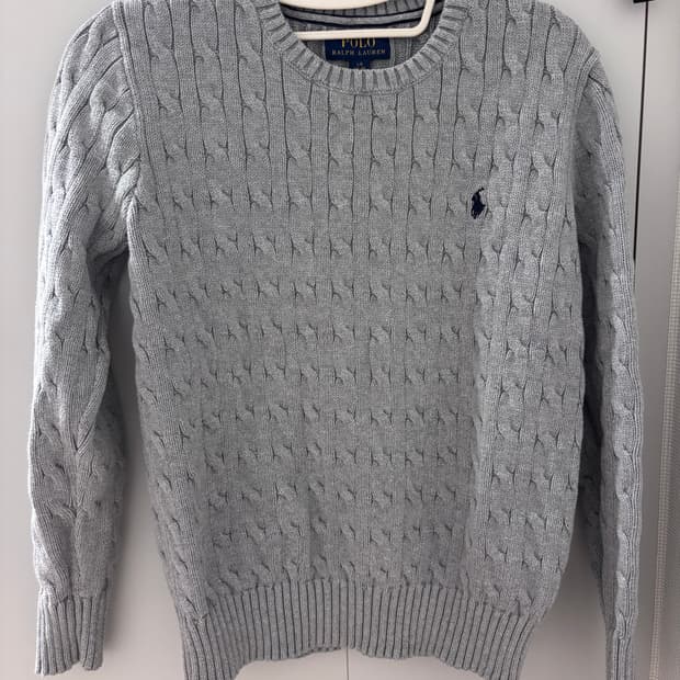 폴로 랄프로렌 보이즈 L 꽈배기 니트