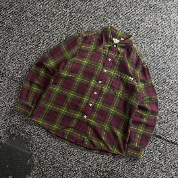LL BEAN 엘엘빈 클래식 타탄 체크 플란넬 셔츠 5061