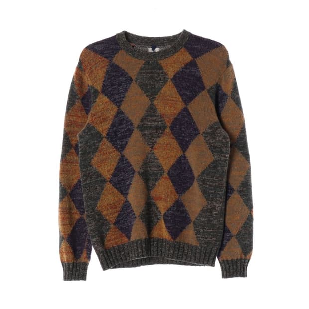 MC LAUREN 라나울 아가일 니트