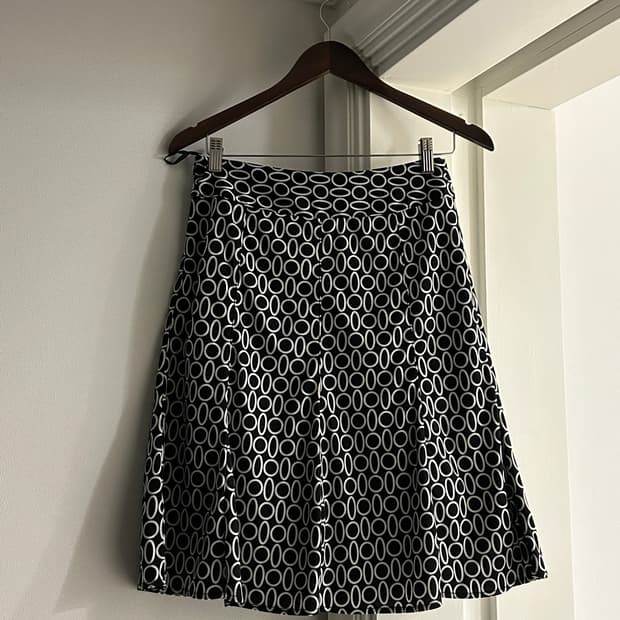 Oval Pattern Midi Skirt / 빈티지 미디 스커트