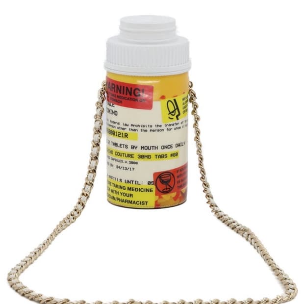 MOSCHINO pill bottle bag 모스키노 알약 가방