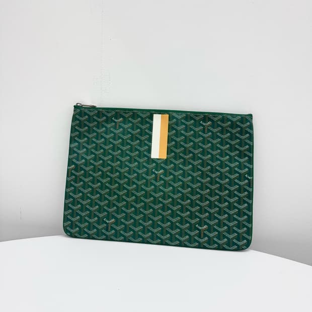 [백화점] 고야드 세나 도큐먼트 케이스 GM 그린 