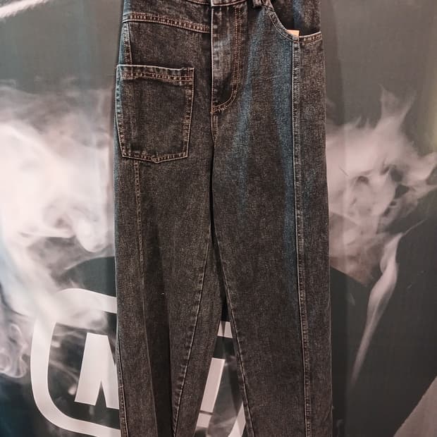 MccAnn 흑청 데님 팬츠