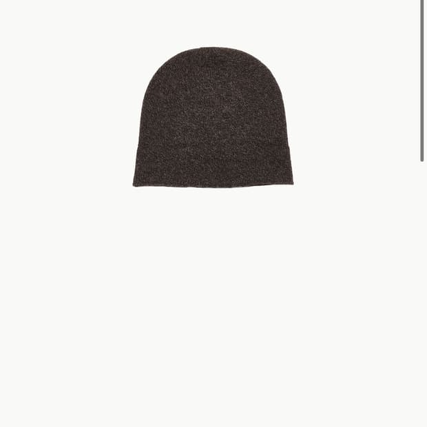 마가렛호웰 캐시미어 혼방 비니 커피컬러