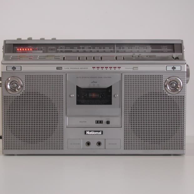 National rx5300 붐박스 카세트플레이어 라디카세