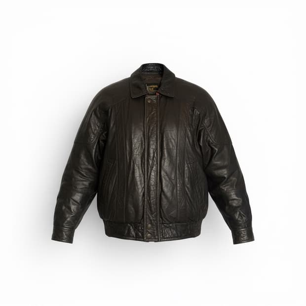 런던포그 소가죽 자켓 L