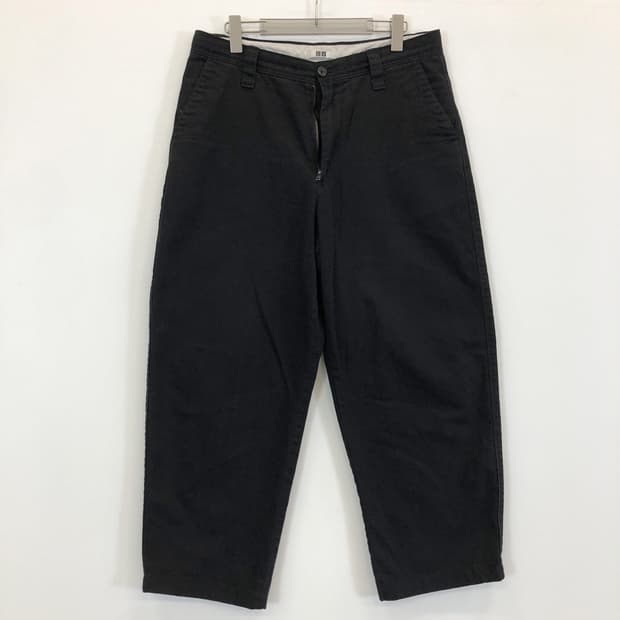 유니클로U 와이드 치노팬츠 82 블랙