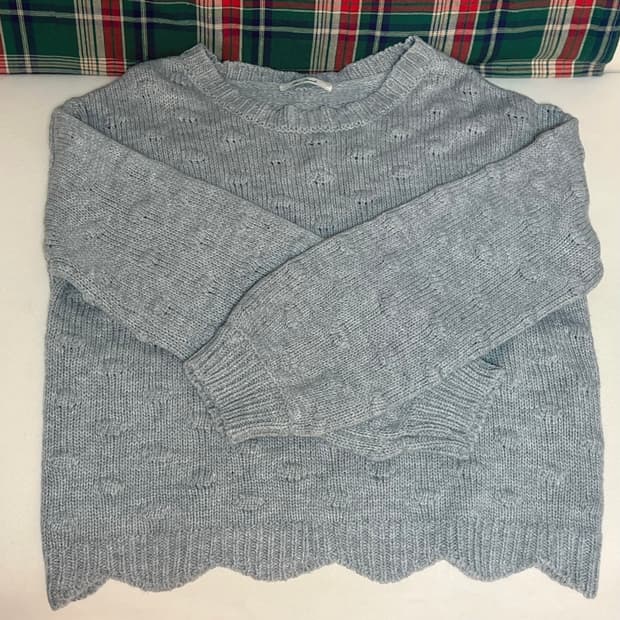 마루빈티지 폼폼 도트 니트