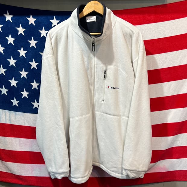 (3XL)컨버스 후리스 집업