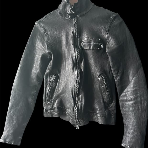 Isamu Katayama Backlash leather jacket