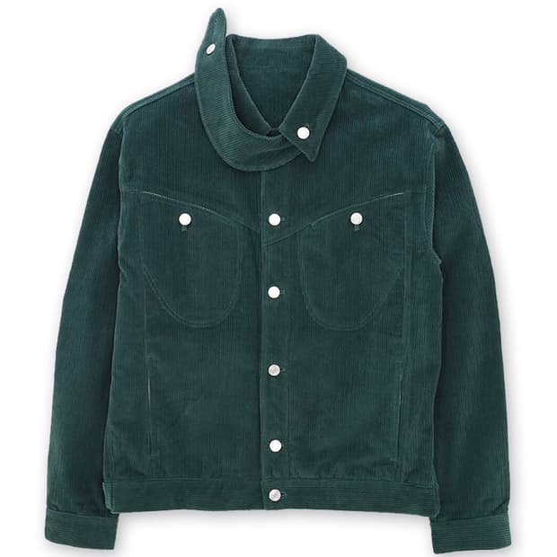 사일육공 CORDUROY PANEL COLLAR JACKET