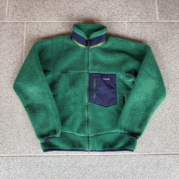00s 파타고니아 레트로-X 그린/네이비 코스타리카