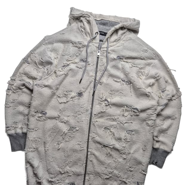 [XS] 디젤 디스트로이드 롱 후드집업