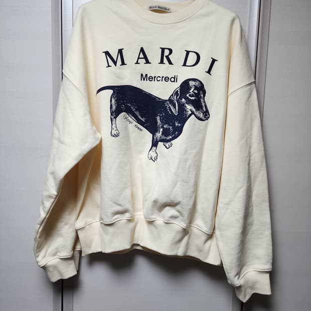 마르디메크르디 맨투맨 스웻셔츠 정품