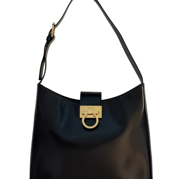 Salvatore Ferragamo 간치니 트리폴리오 숄더백