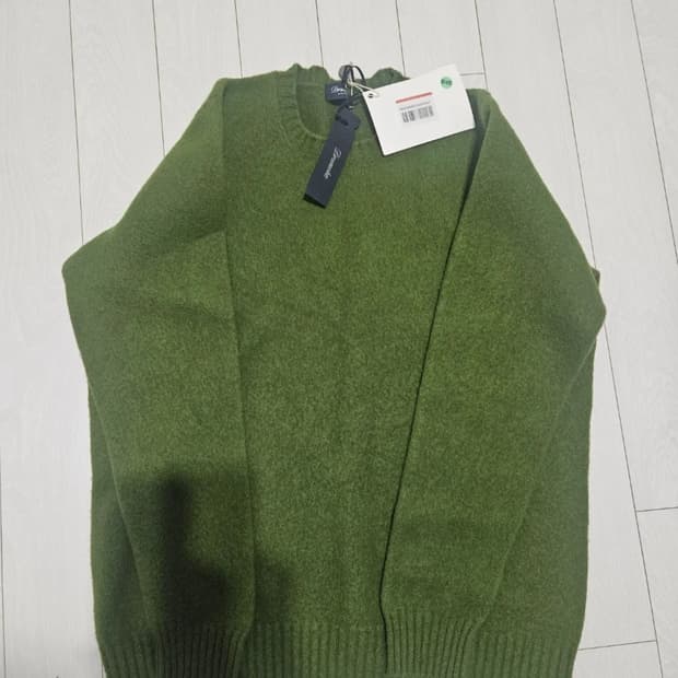 드루모어(Drumohr) 니트/라나울 100% 그린/54사이즈(105사이