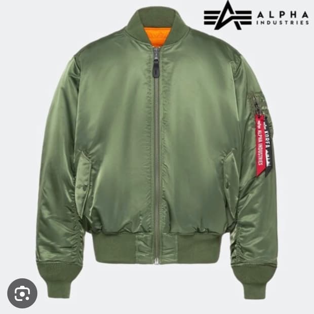 알파 인더스트리 MA-1 레귤러 Sage green