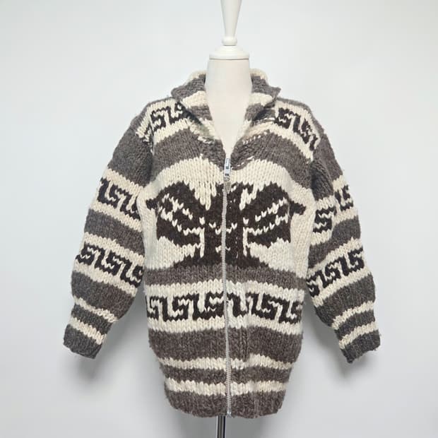 코위찬 캐나다 오리지날 헤비울 집업 