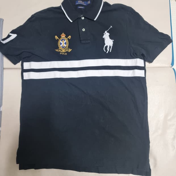 [정품/1회착용] 폴로 랄프로렌 빅포니 클래식핏 카라티 (M사이즈)