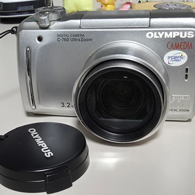 올림푸스 카메디아 C760 UZ 빈티지 디지털카메라