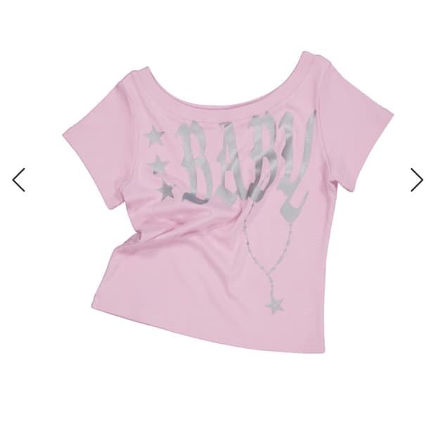 셋업이엑스이 베이비 와이드 넥탑 BABY WIDE NECK TOP
