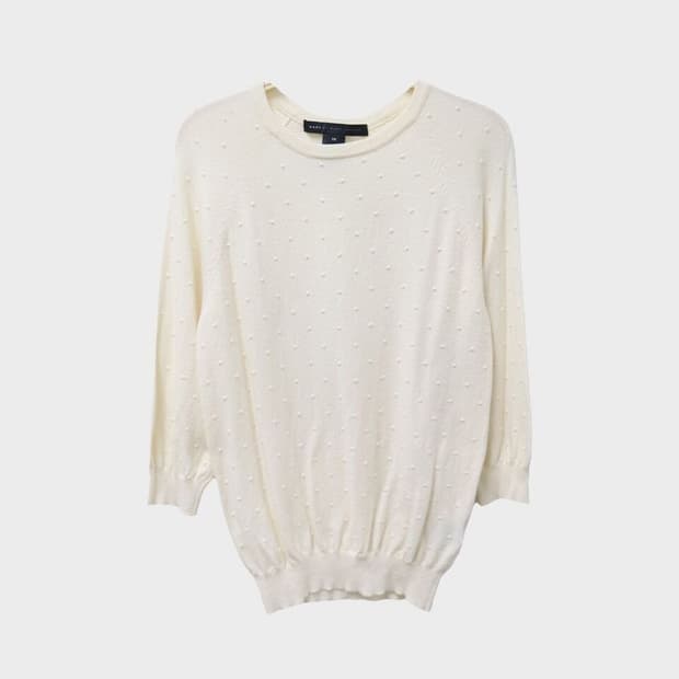 마크제이콥스 도트 폼폼이 니트 일본 빈티지