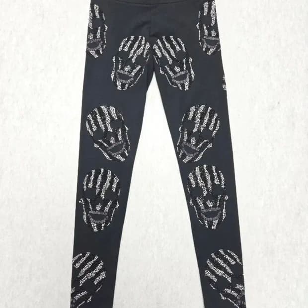 여성 XS 필립플레인 비즈 레깅스