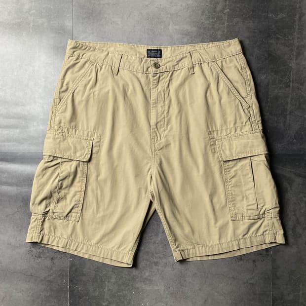 LEVI'S 리바이스 베이지 립스탑 카고 워크 하프팬츠 A01236