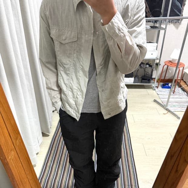 유스 나일론 트러커 자켓