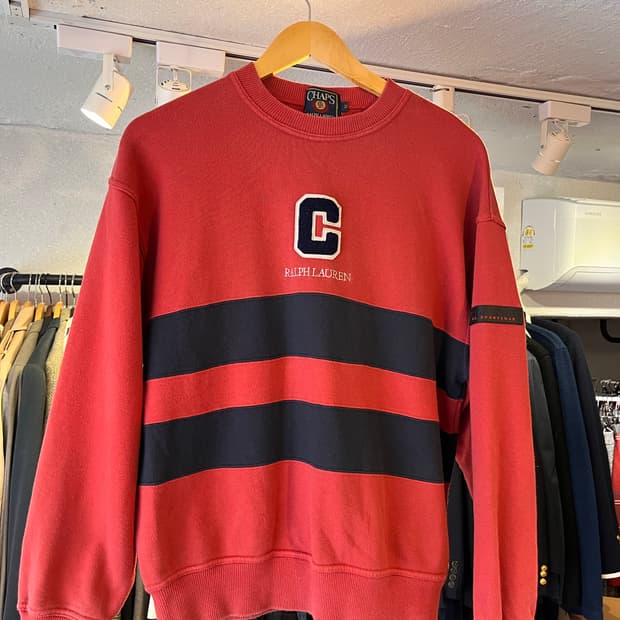 챕스 랄프로렌 C 로고 스웻셔츠