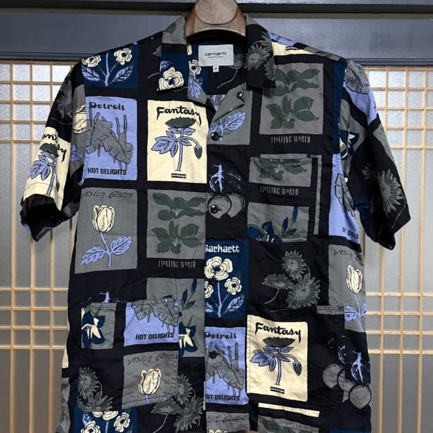 칼하트 verdant 오픈카라셔츠 M사이즈