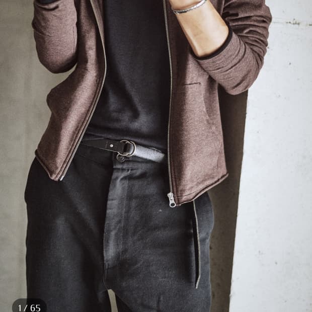 Mono prive 모노프리베 텍스쳐 후드집업