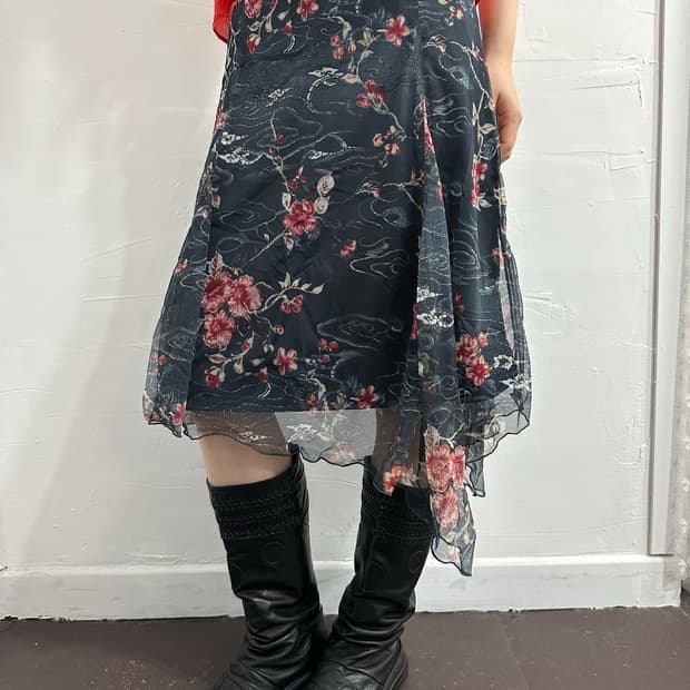 paldies oriental mesh skirt