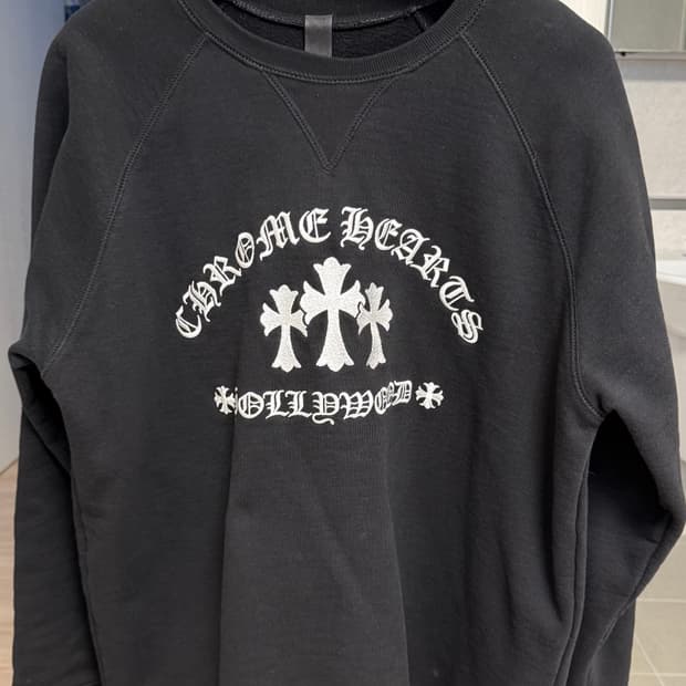 [XL] 크롬하츠 세메터리 헐리우드 맨투맨 블랙