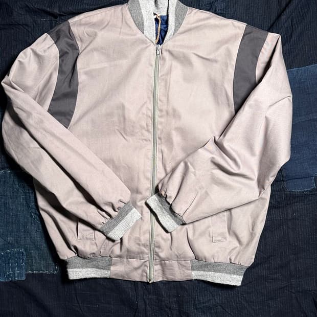 아메리칸 빈티지 투톤 컬러 블루종 XL