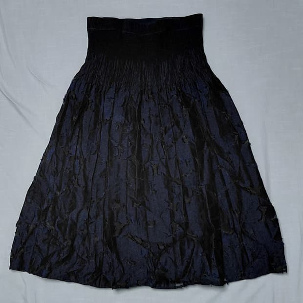 COMME CA DU MODE 콤사데모드 리버시블 셔링 스커트 (9)