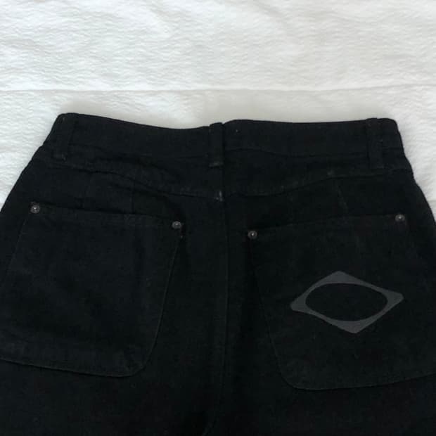 미스치프 롬버스 블랙 데님 진 (m size)