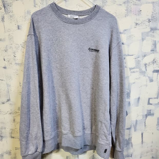 커버낫 로고 맨투맨 