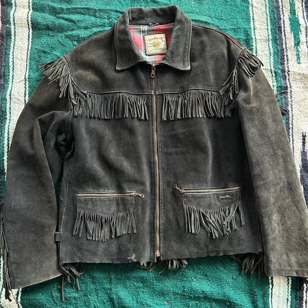 80,90‘s Diesel suede leather jacket