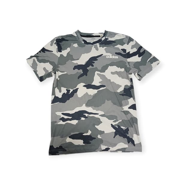 아디다스 밀리터리 카모 반팔티 