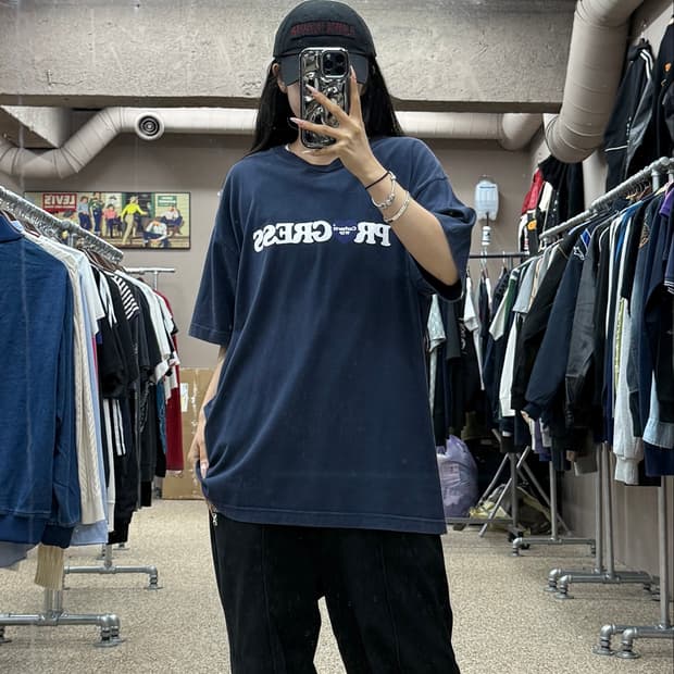 칼하트WIP 하트 프로그래스 반팔 티셔츠 S42