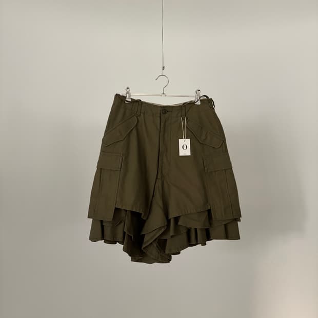 Cargo Layered Skirt Pants