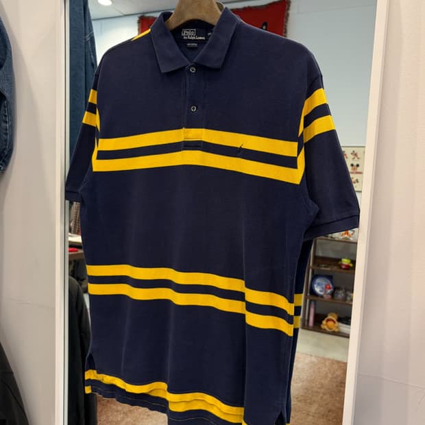 Polo RL 폴로 랄프로렌 스트라이프 카라티 pk 반팔 티셔츠