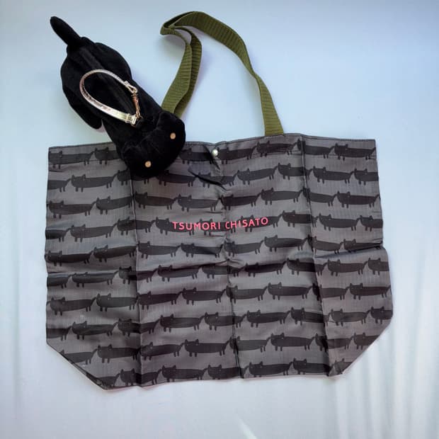 Tsumori Chisato 츠모리 치사토 cat 파우치 에코백