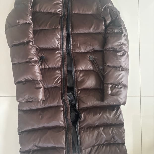 몽클 롱패딩(브라운)사이즈0