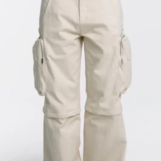 카시코 Detachable Cargo Pants 아이보리 카고 팬츠