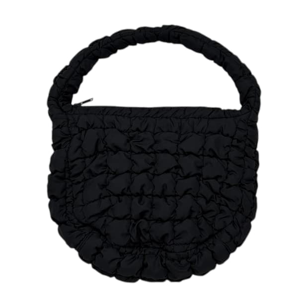 COS 코스 퀄티드 구름 미니백 가방 블랙