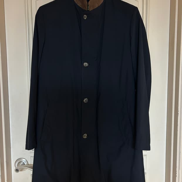 로로피아나 스톰시스템 캐시미어 라이닝 코트