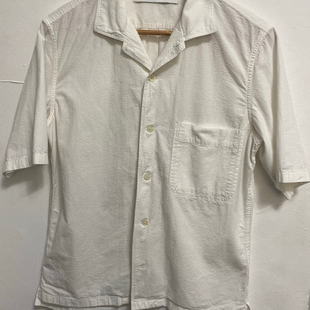 Uniqlo X Lemaire 시어서커 반팔 셔츠 M